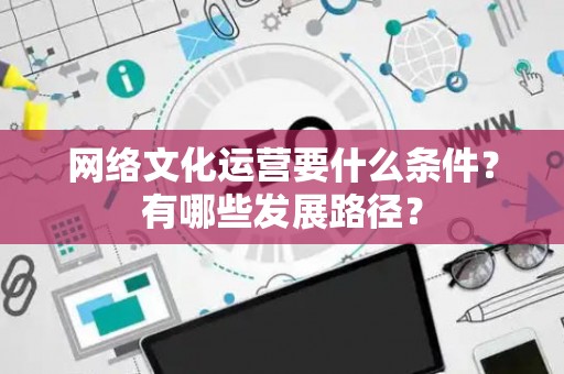 网络文化运营要什么条件？有哪些发展路径？